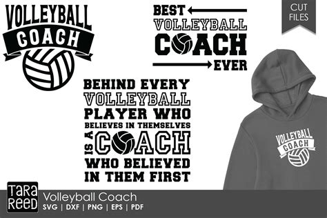 Download Free Volleyball Coach Files For Crafts