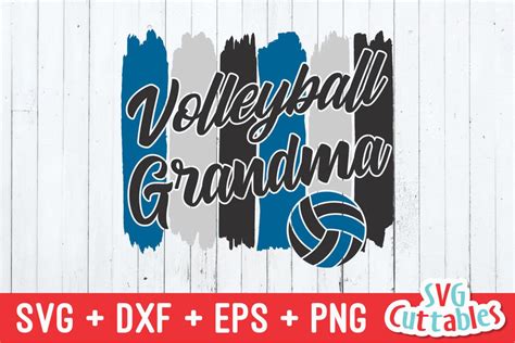 Download Free Volleyball Grandma Cutting File DXF Files