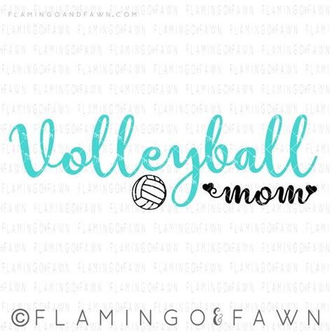Download Free Volleyball Mom Cutting File Commercial Use DXF Files
