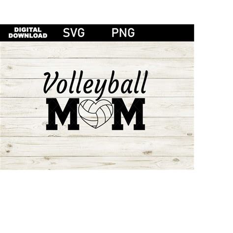 Download Free Volleyball Mom Cutting File Crafts