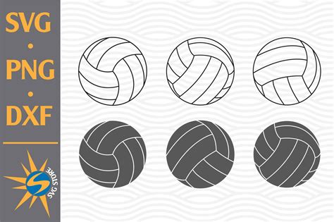 Download Free Volleyball SVG, PNG, DXF Digital Files Include Cut Files