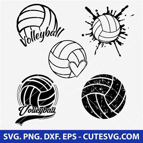 Download Free Volleyball SVG Commercial Use