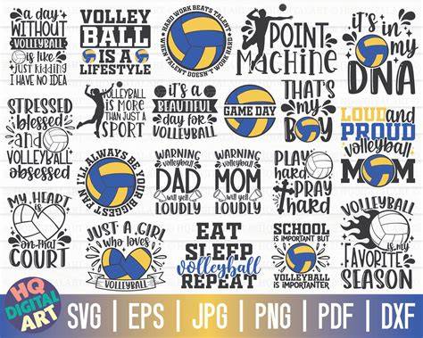 Download Free Volleyball SVG Commercial Use For Crafts