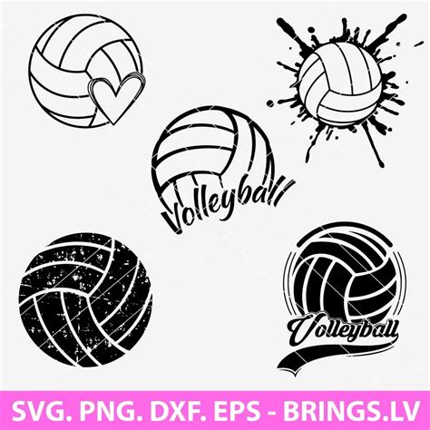 Download Free Volleyball Template 001 | Cut File Files DXF Files
