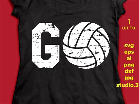 Download Free Volleyball Template 005 | Cut File Cameo