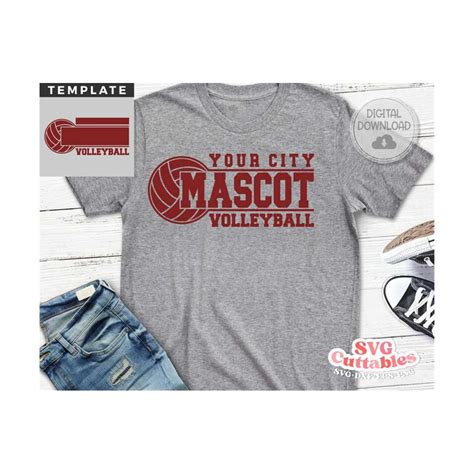 Download Free Volleyball Template 006 | Cut File Files