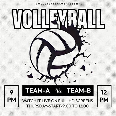 Download Free Volleyball Template 007 | Cut File Commercial Use For Crafts