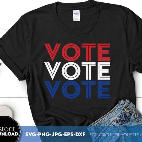 Download Free Vote - US Election SVG EPS DXF PNG Files DXF Files