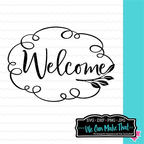 Download Free Warm Welcome SVG Cut File Crafts