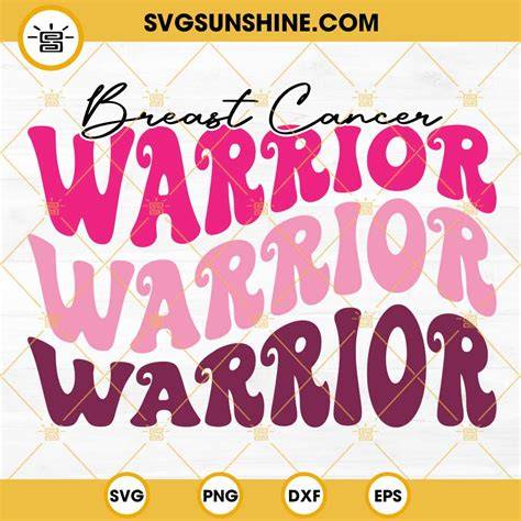 Download Free Warrior Breast Cancer Awareness DXF Files