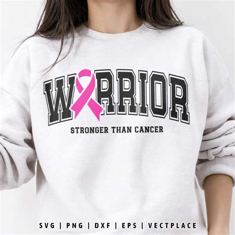 Download Free Warrior Breast Cancer Awareness Files DXF Files