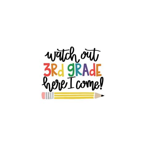 Download Free Watch Out 3rd Grade Files For Crafts