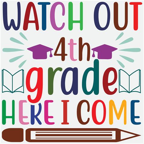 Download Free Watch Out 4th Grade Printable