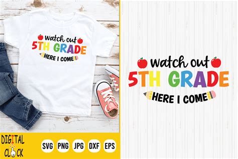 Download Free Watch Out 5th Grade Cut Images