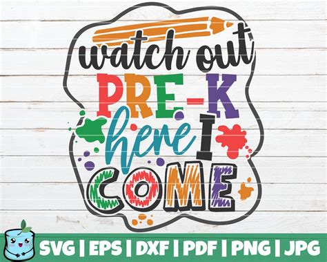 Download Free Watch Out Pre-K Commercial Use