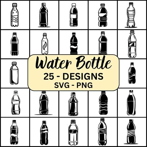 Download Free Water bottle bundle Cameo