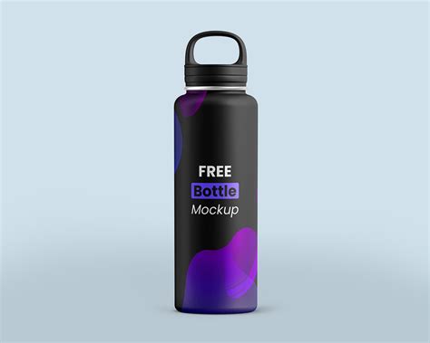Download Free Water bottle bundle Commercial Use Free PSD Mockups