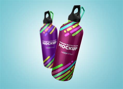 Download Free Water bottle bundle Files Free PSD Mockups