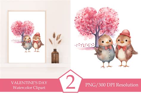 Download Free Watercolor Valentines Collection Files For Crafts