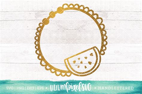 Download Free Watermelon Doily Monogram Commercial Use Free PSD Mockups