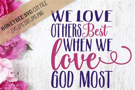 Download Free We Love God Most Commercial Use DXF Files