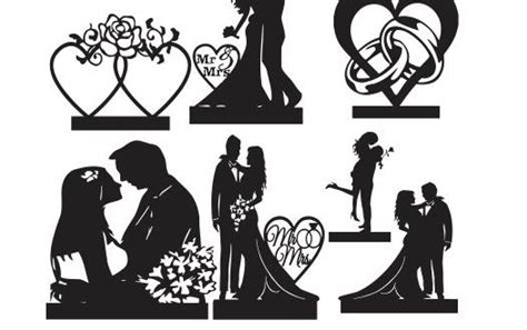 Download Free Wedding SVG bundle DXF Files