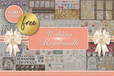 Download Free Wedding Svg Mega Bundle Images