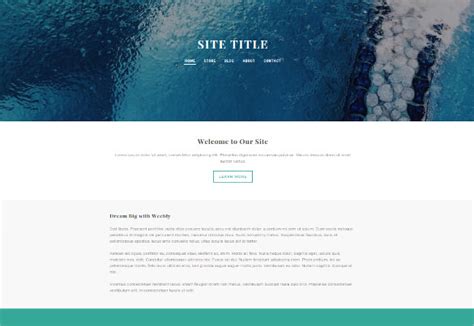 Free Weebly Templates