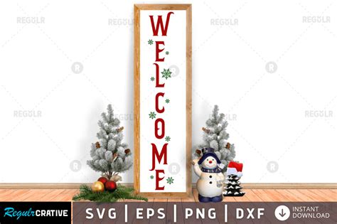 Download Free Welcome Christmas SVG Commercial Use DXF Files