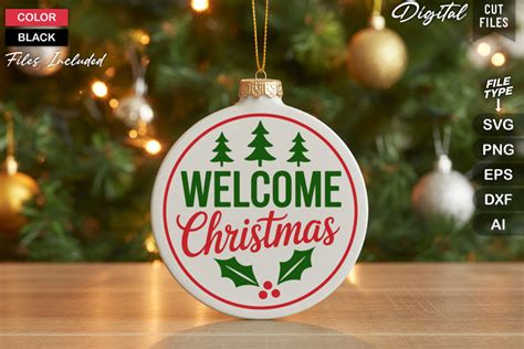 Download Free Welcome Christmas SVG Easy Edite
