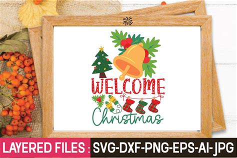 Download Free Welcome Christmas SVG Files For Crafts