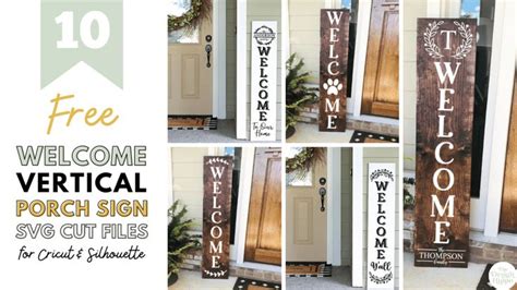 Download Free Welcome Porch Sign SVG | Summer themed DXF Files