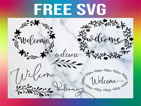 Download Free Welcome SVG Cut File Cameo