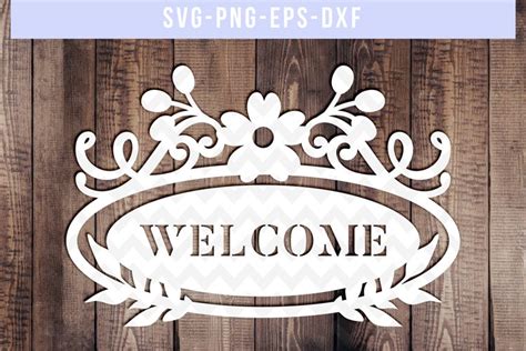 Download Free Welcome SVG Cut File Files DXF Files