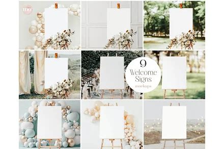 Download Free Welcome Sign Bundle Files Free PSD Mockups