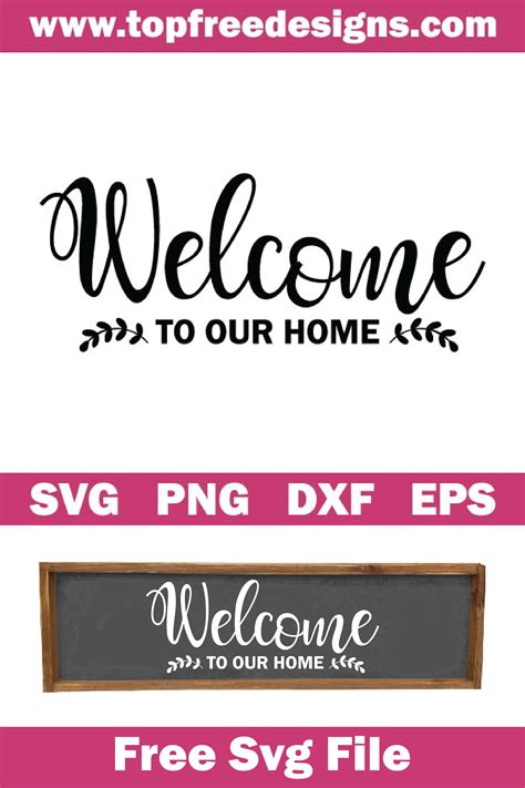 Download Free Welcome Sign For Cricut