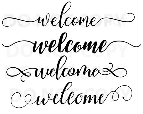 Download Free Welcome Sign SVG Bundle for Cricut
