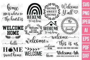 Download Free Welcome Sign SVG Bundle for Cricut Machine