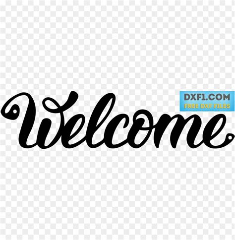 Download Free Welcome Sign SVG File - Fancy Welcome SVG File Cut Files