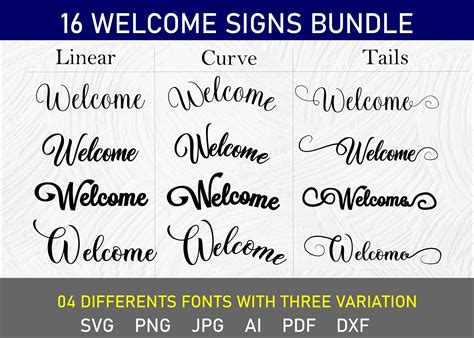 Download Free Welcome Sign SVG File - Fancy Welcome SVG File Files for Cricut