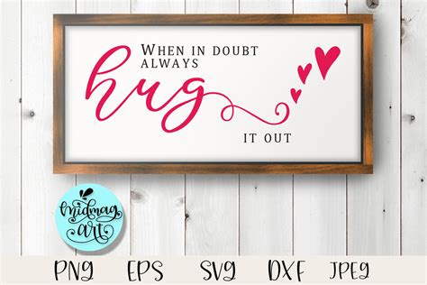 Download Free When In Doubt Cricut SVG