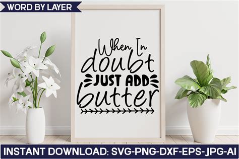 Download Free When In Doubt Cricut SVG For Crafts
