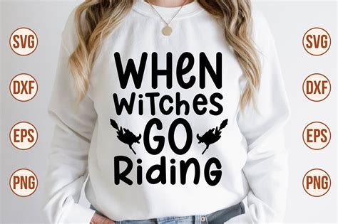 Download Free When Witches Go Riding SVG Cutting File Commercial Use DXF Files
