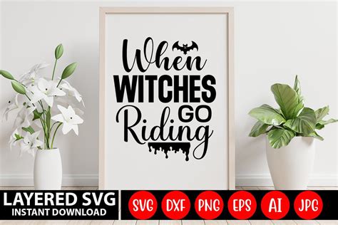 Download Free When Witches Go Riding SVG Cutting File Crafts