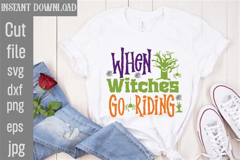 Download Free When Witches Go Riding SVG Cutting File Files DXF Files