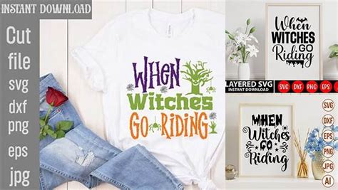 Download Free When Witches Go Riding SVG Cutting File Files For Crafts