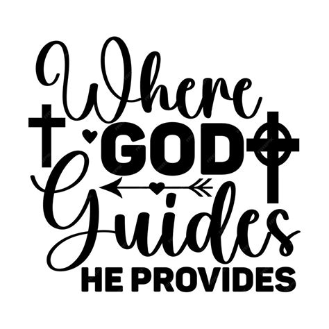 Download Free Where God Guides SVG Cut File Files