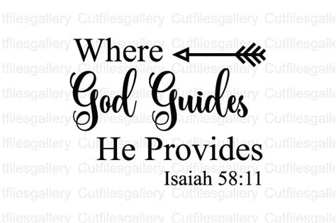 Download Free Where God Guides SVG Cut File Files DXF Files