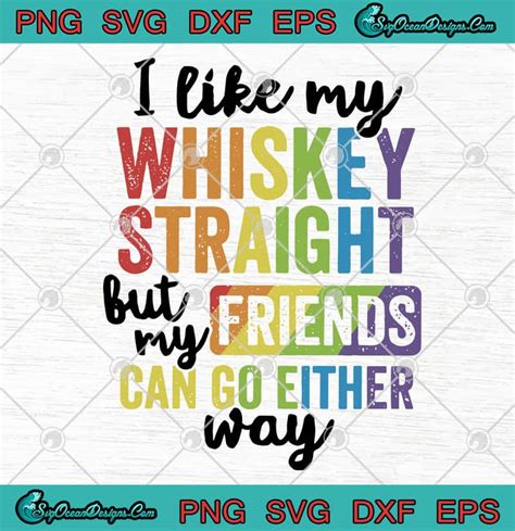 Download Free Whiskey Straight Friends Go Either Way Files DXF Files