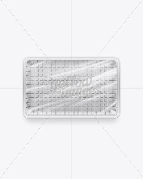 Download Free White Plastic Food Packaging Tray PSD Object Mockups PSD Files